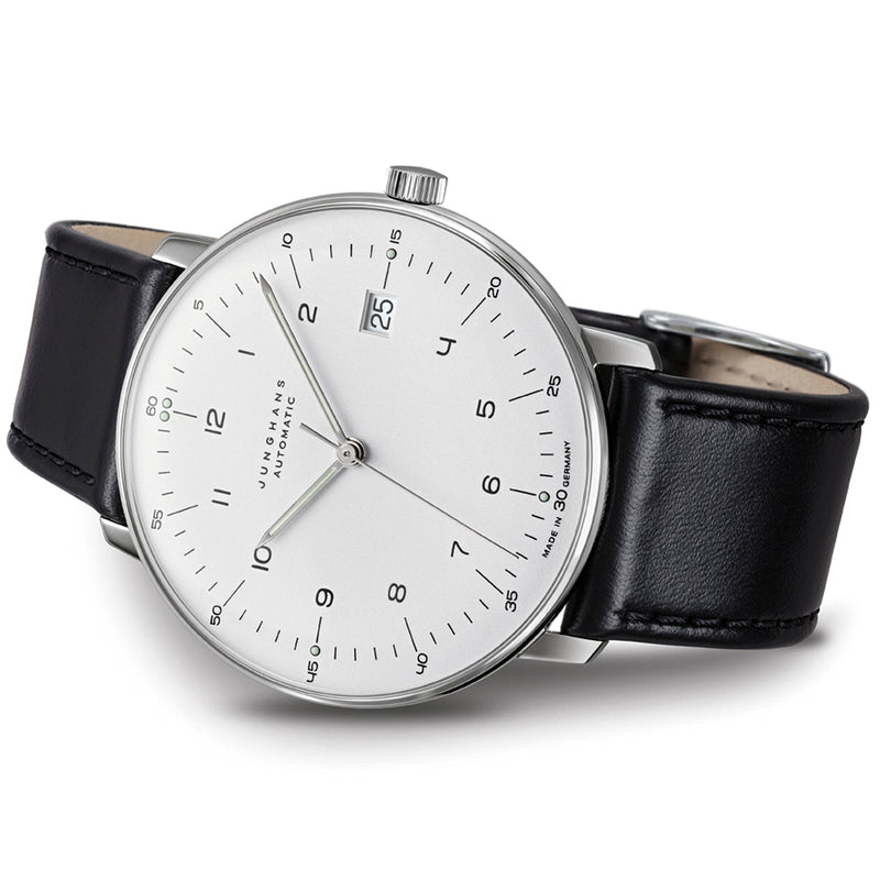 Automatic Watch - Junghans Max Bill Automatic Bauhaus Unisex Black Watch 27/4700.02
