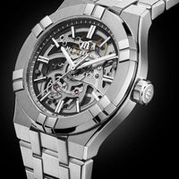 Automatic Watch - Maurice Lacroix Men's Skeleton Aikon Automatic Watch AI6007-SS002-030-1