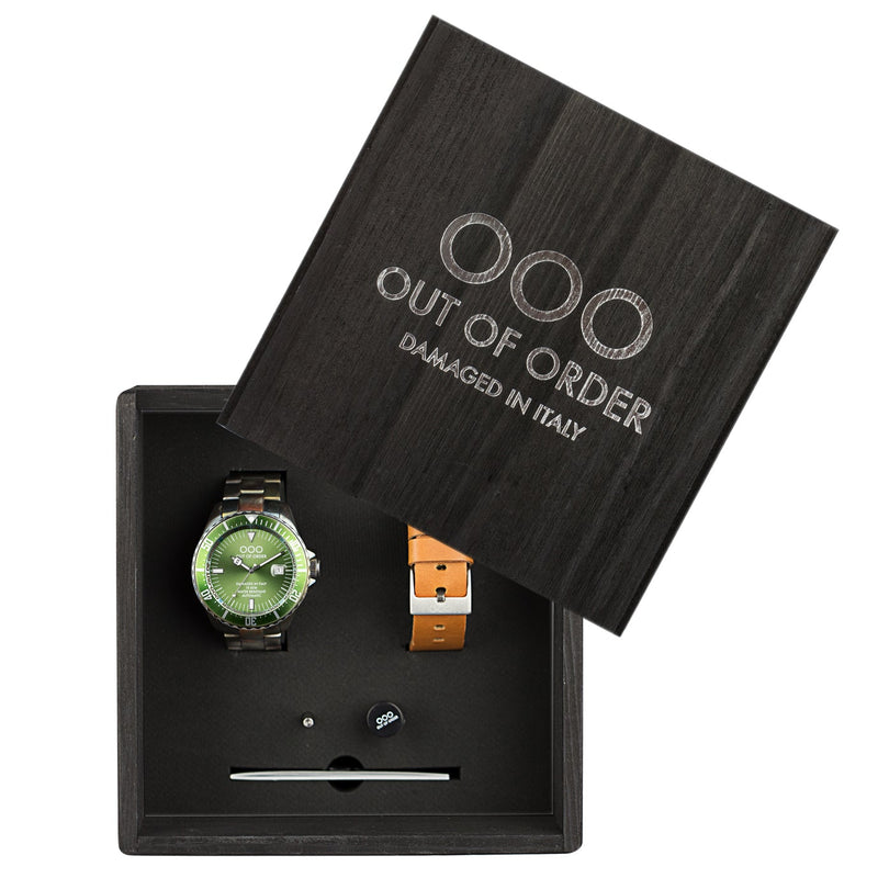 Automatic Watch - Out Of Order Men's Green Automatico Watch OOO.001-3.VE