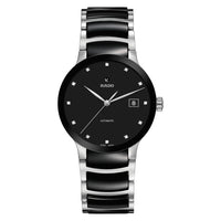 Automatic Watch - Rado Centrix Automatic Diamonds Unisex Black Watch R30941752