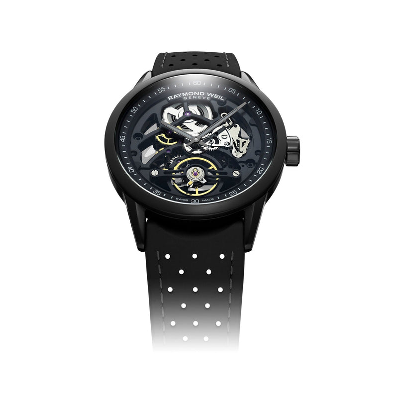 Automatic Watch - Raymond Weil Freelancer Men's Black Watch 2785-BKR-20000