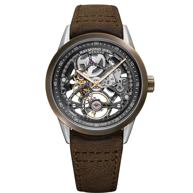 Automatic Watch - Raymond Weil Freelancer Men's Brown Watch 2785-SBC-60000