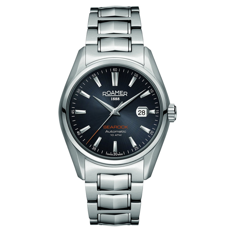 Automatic Watch - Roamer Men's Black Searock Automatic Watch 210633 41 55 20