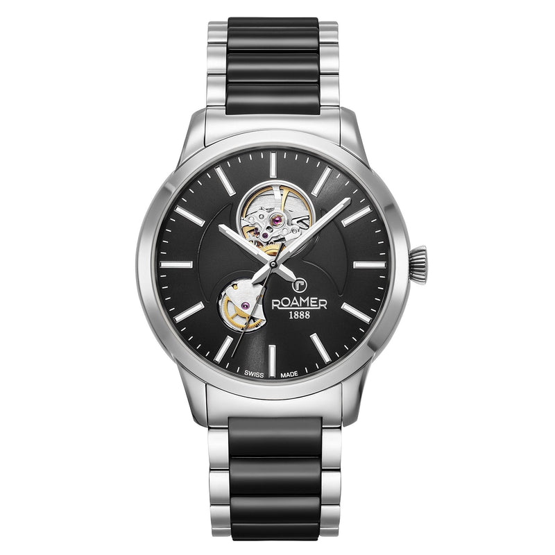 Automatic Watch - Roamer Men's Two Tone C-Line Automatic Watch 672661 41 55 60