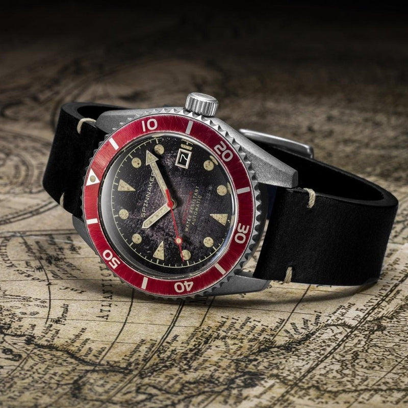 Automatic Watch - Spinnaker Men's Black Wreck Watch SP-5089-01