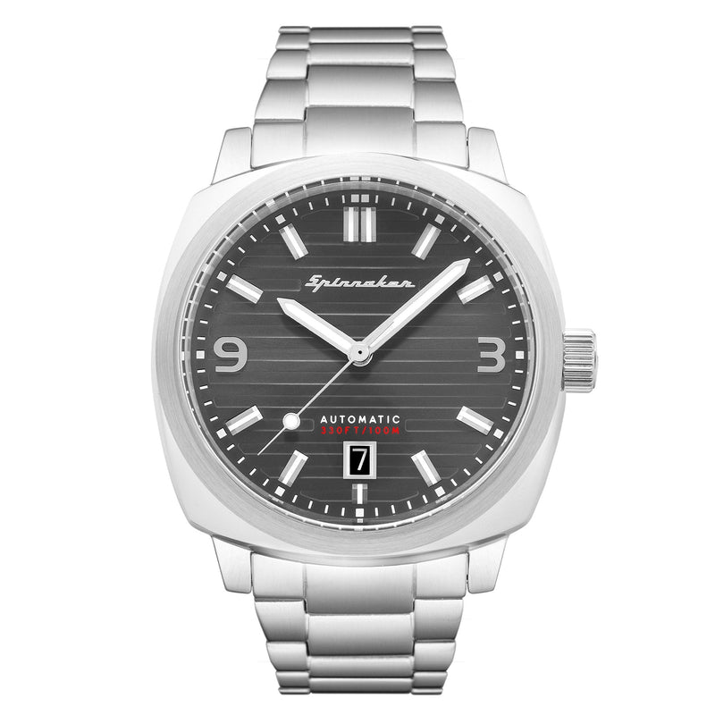 Automatic Watch - Spinnaker Men's Grey Hull Bracelet Watch SP-5073-11