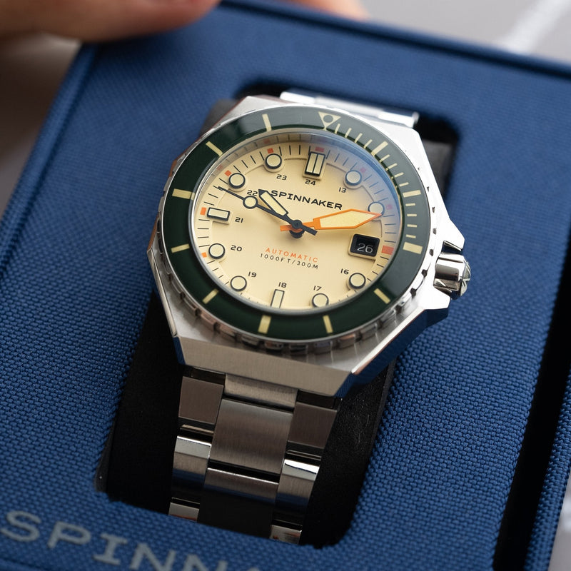 Automatic Watch - Spinnaker Sahara Yellow Automatic Watch SP-5081-CC