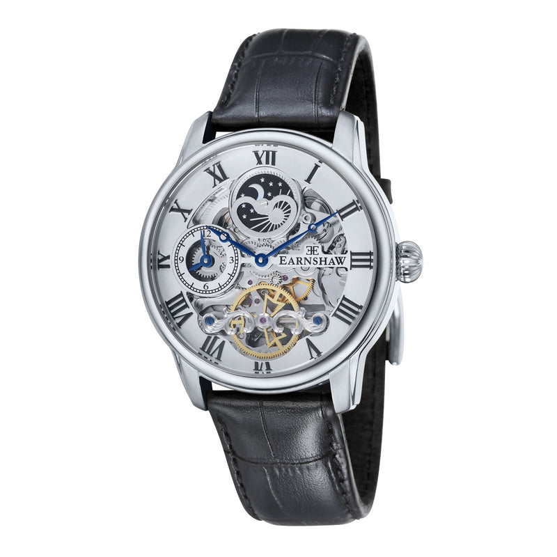 Automatic Watch - Thomas Earnshaw Black Longitude Automatic Watch ES-8006-01