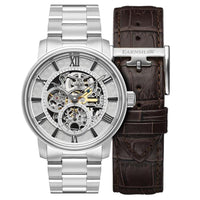Automatic Watch - Thomas Earnshaw Men's Silver White Whitehall Watch ES-8120-33