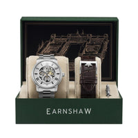 Automatic Watch - Thomas Earnshaw Men's Silver White Whitehall Watch ES-8120-33