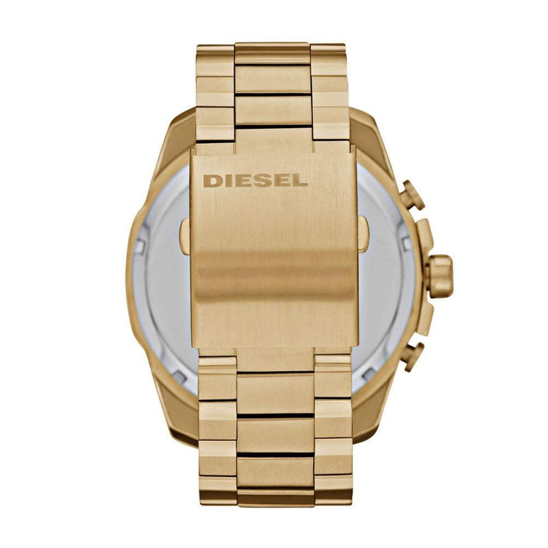 Chronograph Watch - Diesel DZ4360 Men's Mega Chief Gold Chronograph Watch