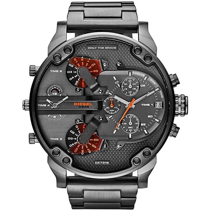 Chronograph Watch - Diesel DZ7315 Men's Gunmetal Mr Daddy 2.0 Chronograph Watch