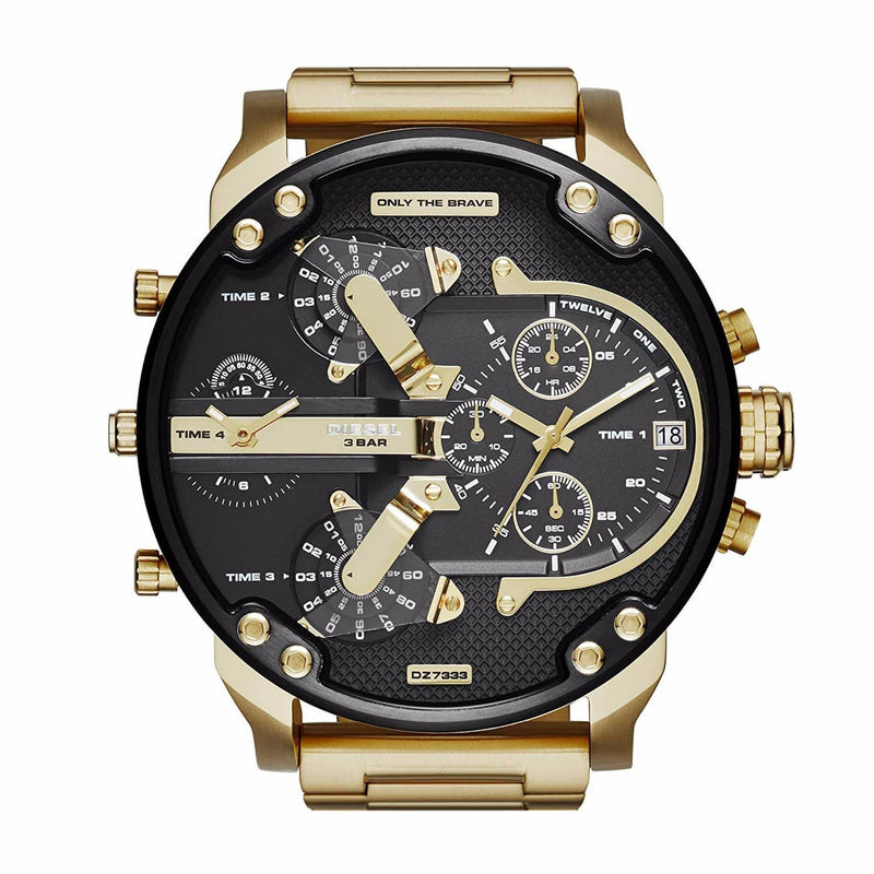 Chronograph Watch - Diesel DZ7333 Men's Daddy 2.0 Gold Chronograph Watch