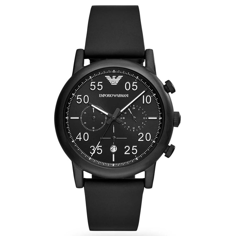Chronograph Watch - Emporio Armani AR11133 Men's Luigi Black Chronograph Watch