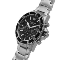 Chronograph Watch - Emporio Armani AR11360 Men's Diver Chronograph Steel Watch
