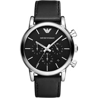 Chronograph Watch - Emporio Armani AR1733 Men's Classic Black Watch