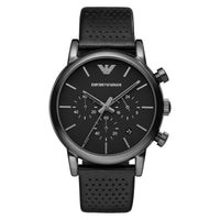 Chronograph Watch - Emporio Armani AR1737 Men's Black Chronograph Watch