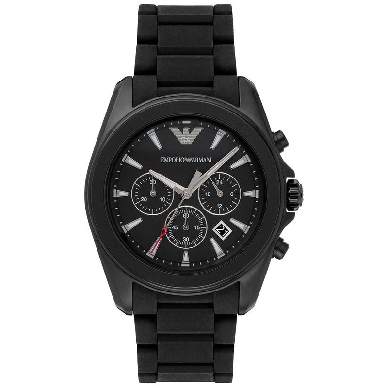 Chronograph Watch - Emporio Armani AR6092 Men's Black Chronograph Watch