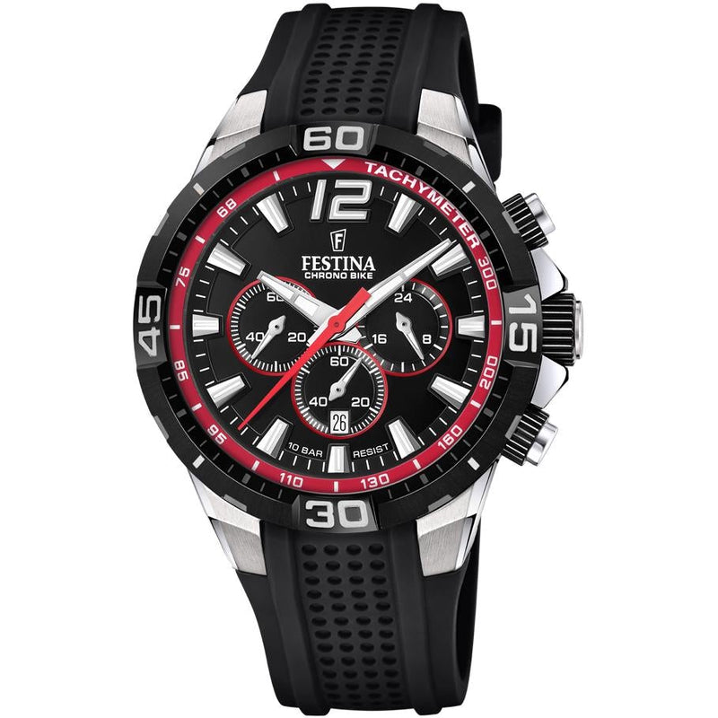 Chronograph Watch - Festina F20523/3 Men's Black Chrono Bike Watch