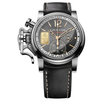 Chronograph Watch - Graham Black Chronofighter Vintage Watch 2CVAS.B35A