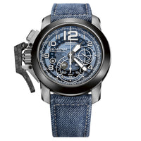Chronograph Watch - Graham Blue Chronofighter Steel Target Watch 2CCAC.U04A