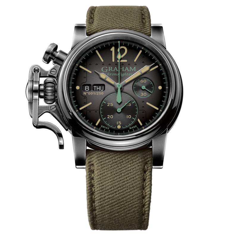 Chronograph Watch - Graham Green Chronofighter Vintage Ltd Watch 2CVAV.B17A