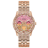 Chronograph Watch - Guess GW0365L3 Ladies Cascade Rose Gold Watch
