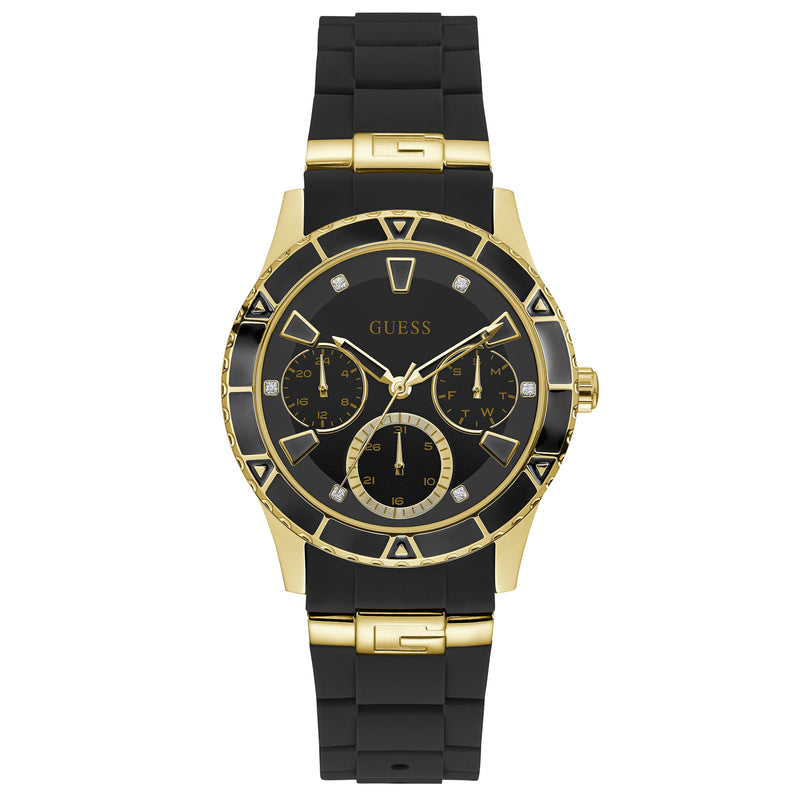 Chronograph Watch - Guess W1157L1 Mens Black Valencia Watch