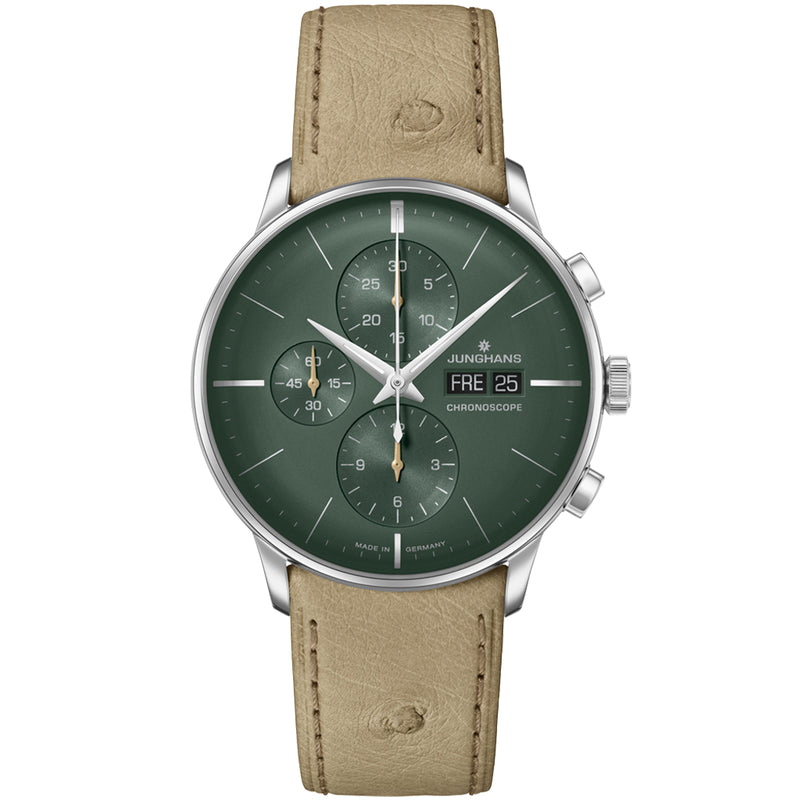 Chronograph Watch - Junghans Meister Chronoscope Men's Brown Watch 27/4222.03