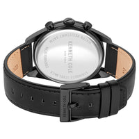 Chronograph Watch - Kenneth Cole Men's Black Watch KC51085002