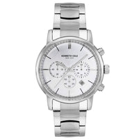 Chronograph Watch - Kenneth Cole Men's Silver Watch KC50955001