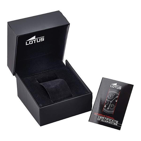 Lotus Orologio Connected Modello 18801/2 - Smartwatch Ibrido, Cassa 44,5 Mm, Quadrante Nero, Cinturino In Acciaio Bicolore, Collezione Connected Per Uomo