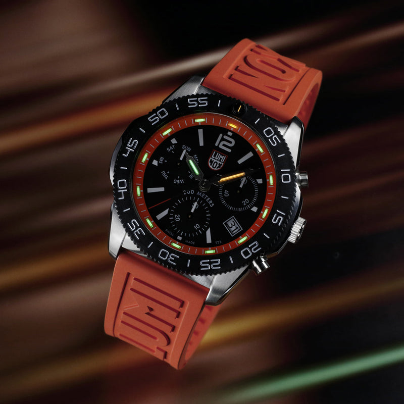 Chronograph Watch - Luminox Pacific Diver Chrono Men's Orange Watch XS.3149