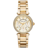 Chronograph Watch - Michael Kors MK6056 Ladies Mini Parker Gold Chronograph Watch