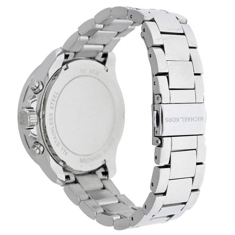 Chronograph Watch - Michael Kors MK6317 Ladies Silver Wren Chronograph Watch