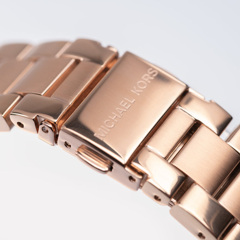 Chronograph Watch - Michael Kors MK6357 Ladies RITZ Rose Gold Watch