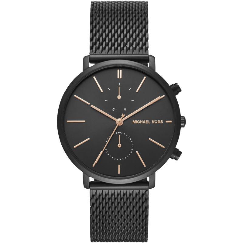 Chronograph Watch - Michael Kors MK8504 Men's Jaryn Black Watch