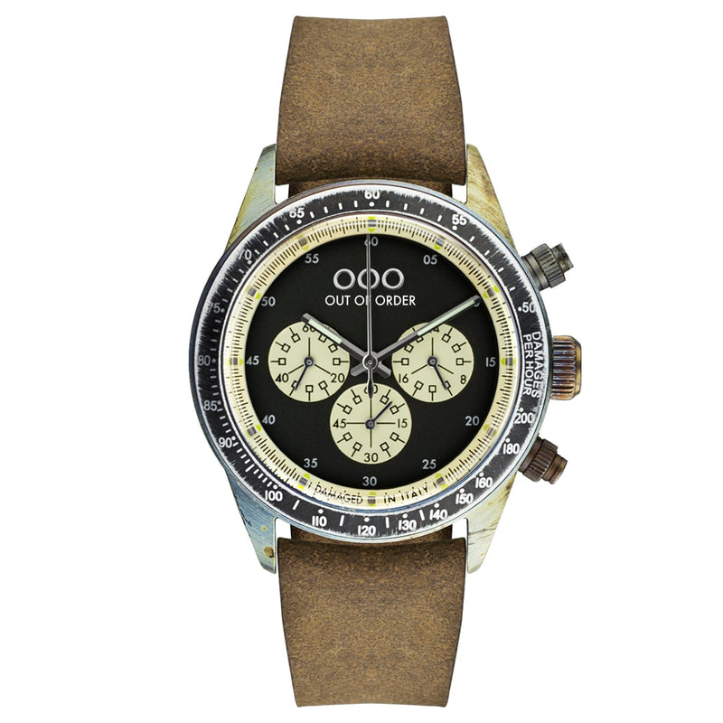 Chronograph Watch - Out Of Order Men's Brown Cronografo Watch OOO.001-04.MS.NE