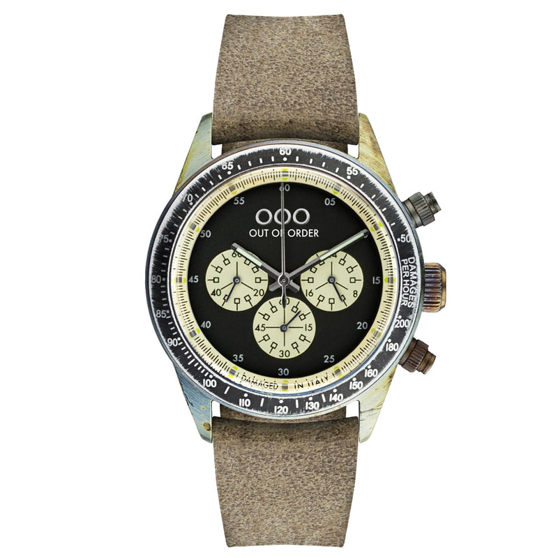 Chronograph Watch - Out Of Order Men's Palude Cronografo Watch OOO.001-04.PA.NE