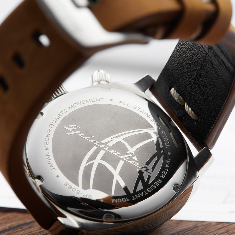 Chronograph Watch - Spinnaker Men's Brown Hull Watch SP-5068-01