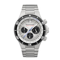 Chronograph Watch - Spinnaker Men's Silver White Hydrofoil Watch SP-5086-33