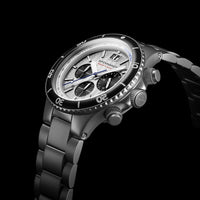 Chronograph Watch - Spinnaker Men's Silver White Hydrofoil Watch SP-5086-33