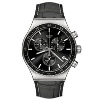 Chronograph Watch - Swatch Carbonium Dream Irony New Season Unisex Blue Watch YVS495