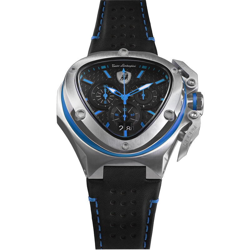 Chronograph Watch - Tonino Lamborghini T9XC-SS Men's Black Spyder X Watch