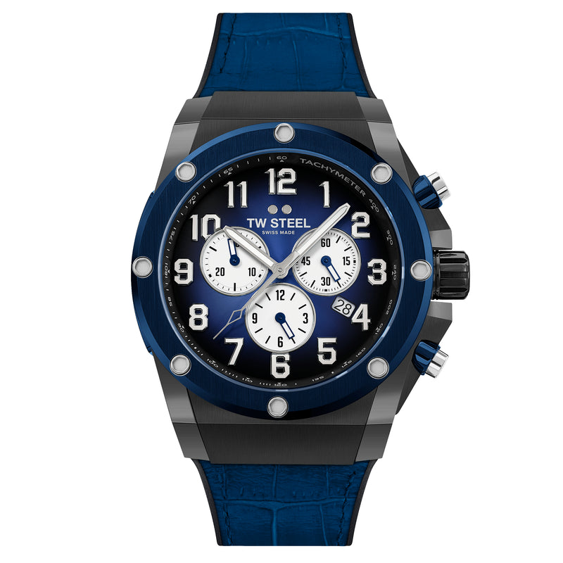 Chronograph Watch - TW Steel Men's Blue Ace Genesis Watch ACE134