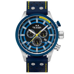 Chronograph Watch - TW Steel Men's Blue Swiss Volante Watch SVS208