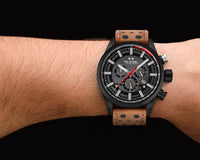 Chronograph Watch - TW Steel Men's Brown Swiss Volante Watch SVS209