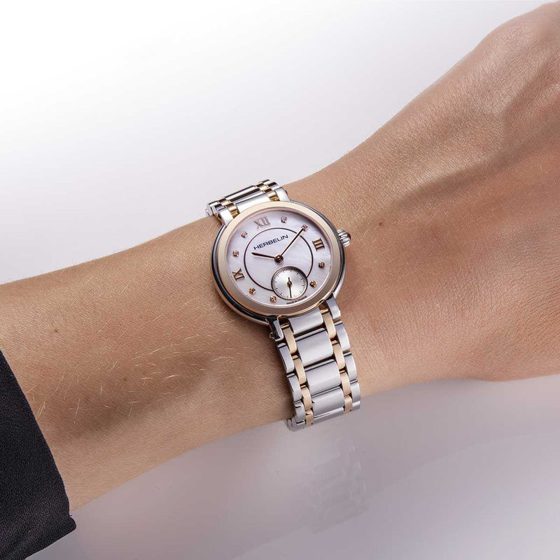 Herbelin Galet  Ladies Two-Tone Watch 10630BTR59
