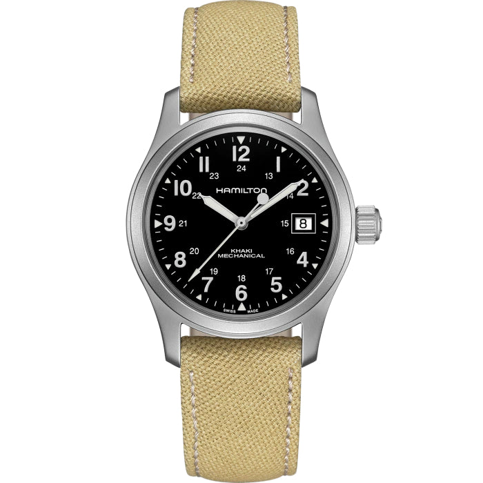 Mechanical Watch - Hamilton Khaki Field Mechanical Men's Black Watch H69439933