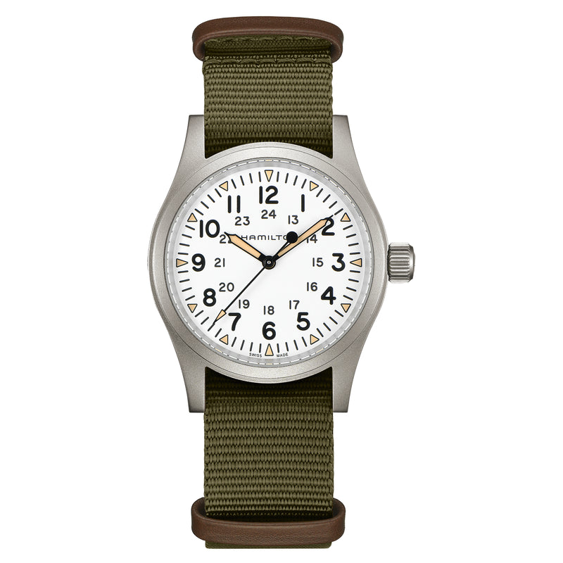 Mechanical Watch - Hamilton Khaki Field Mechanical Men's Green Watch H69439411